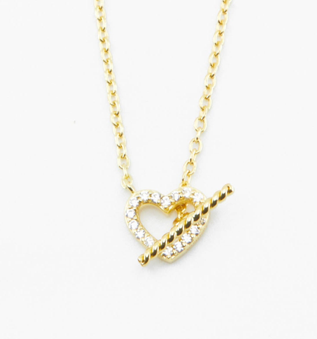 Heart Toggle Necklace