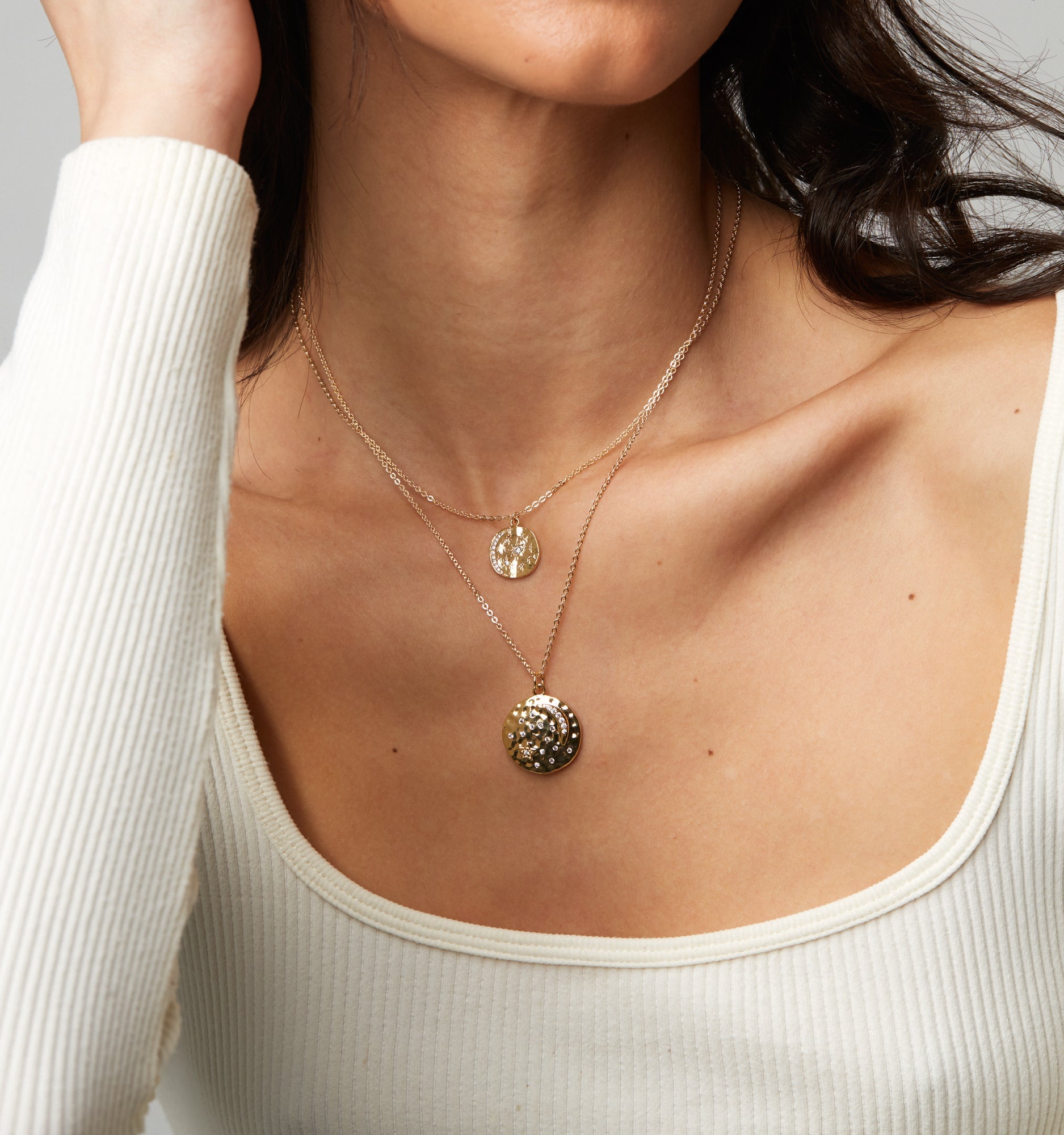 Dainty Moon Necklace