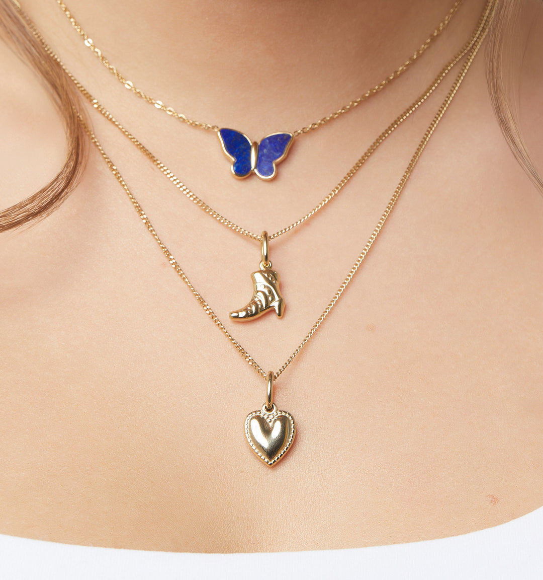 Lapis Butterfly Necklace