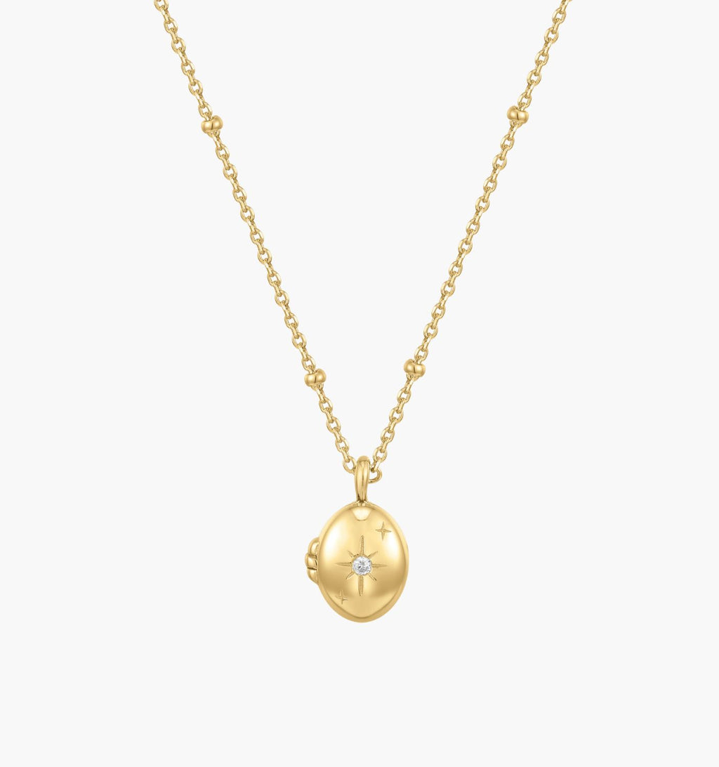 Gold Locket Necklace
