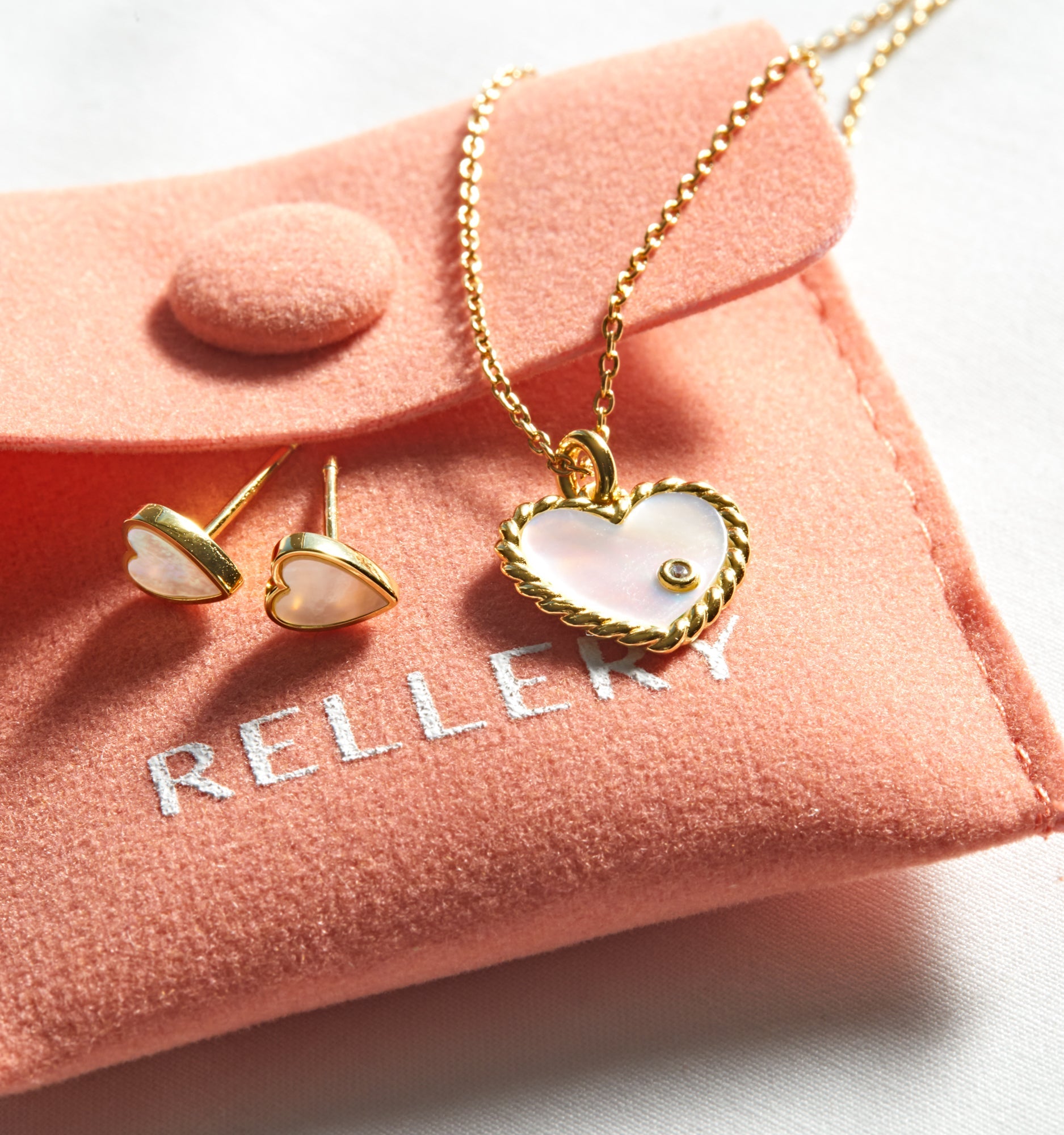 MOP Heart Necklace
