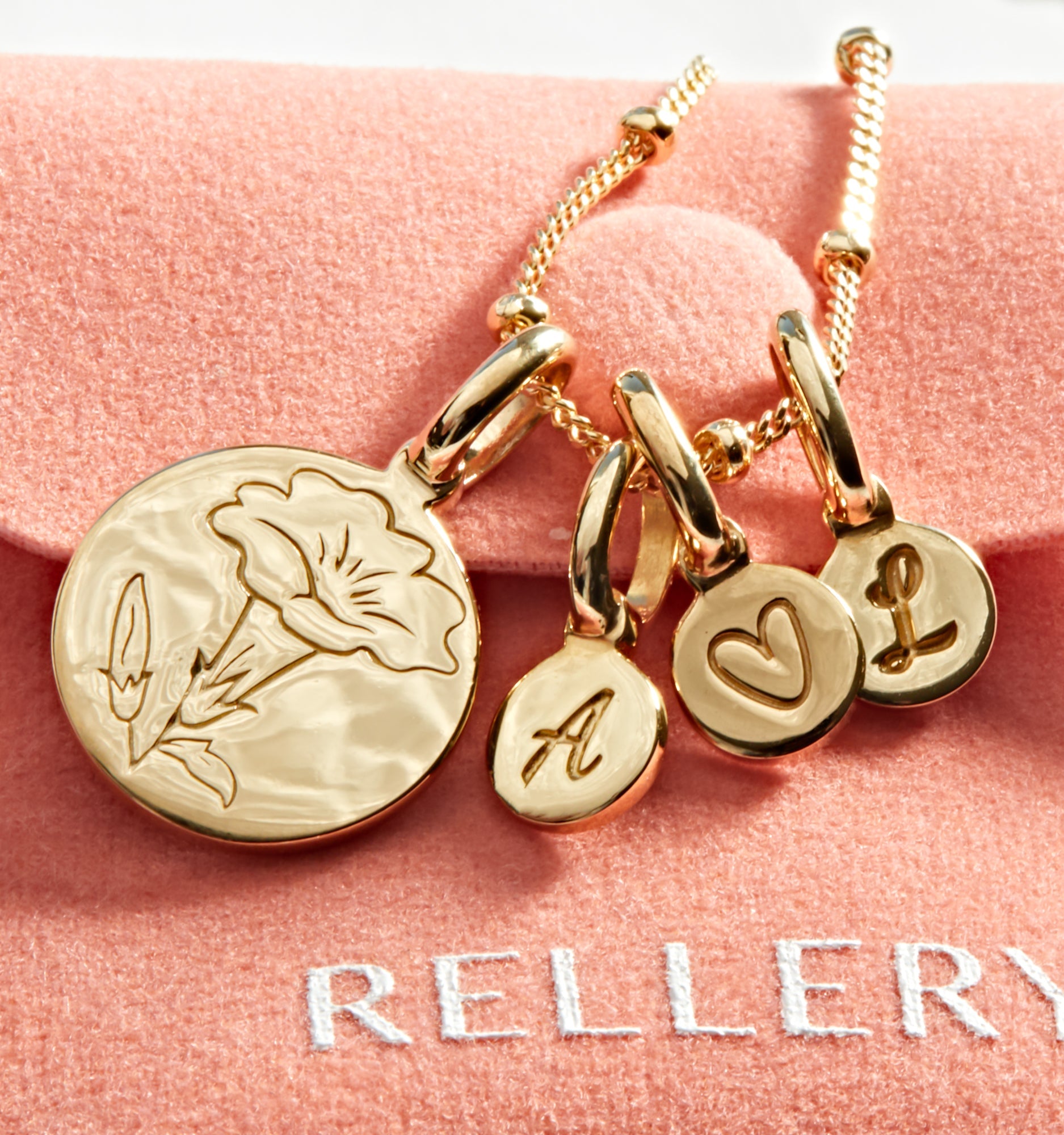 Lily of the Valley Initial Necklace - May Flower
