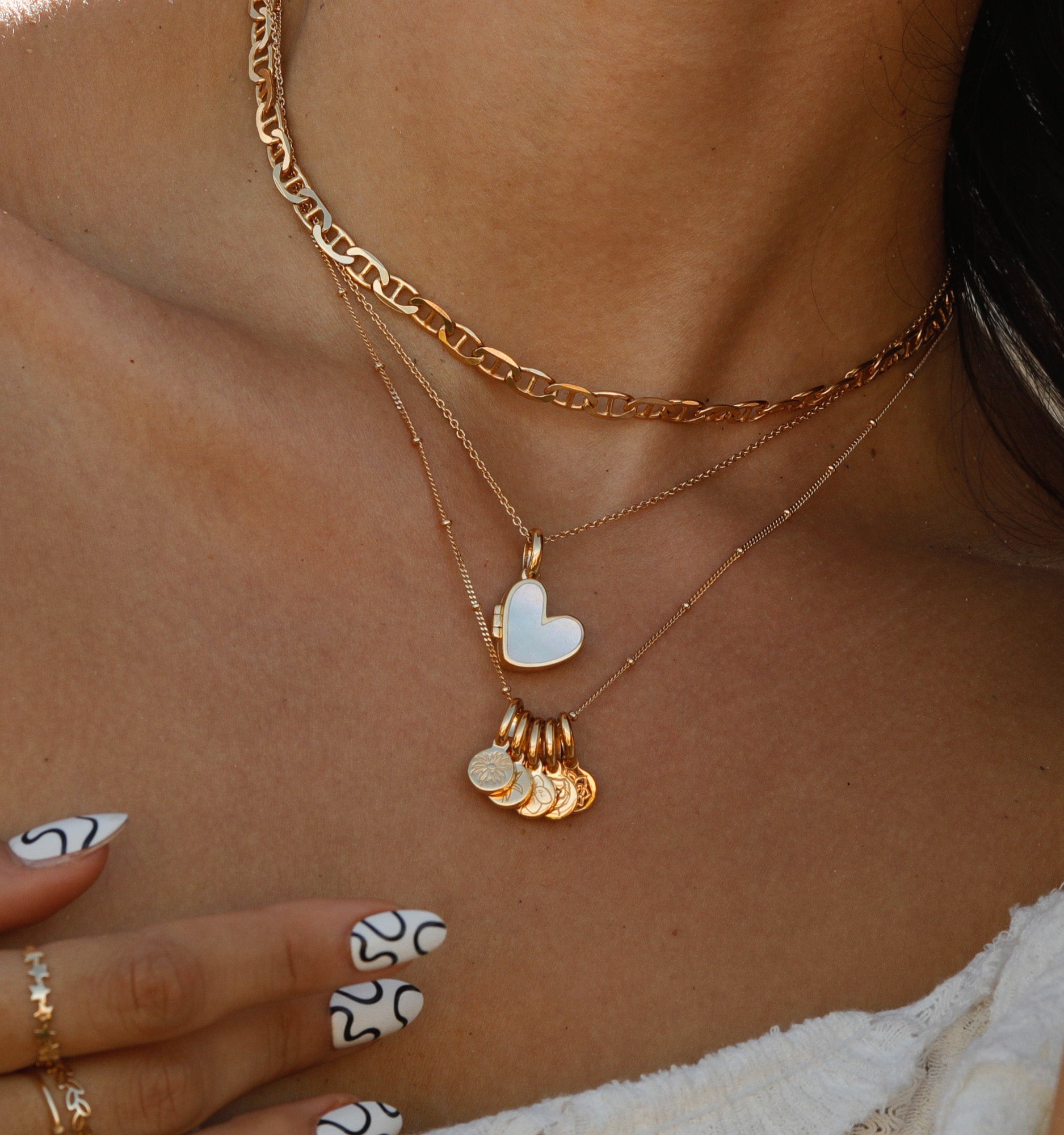 Lily Flower Necklace - May