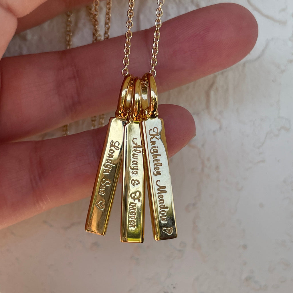 Triple Bar Necklace