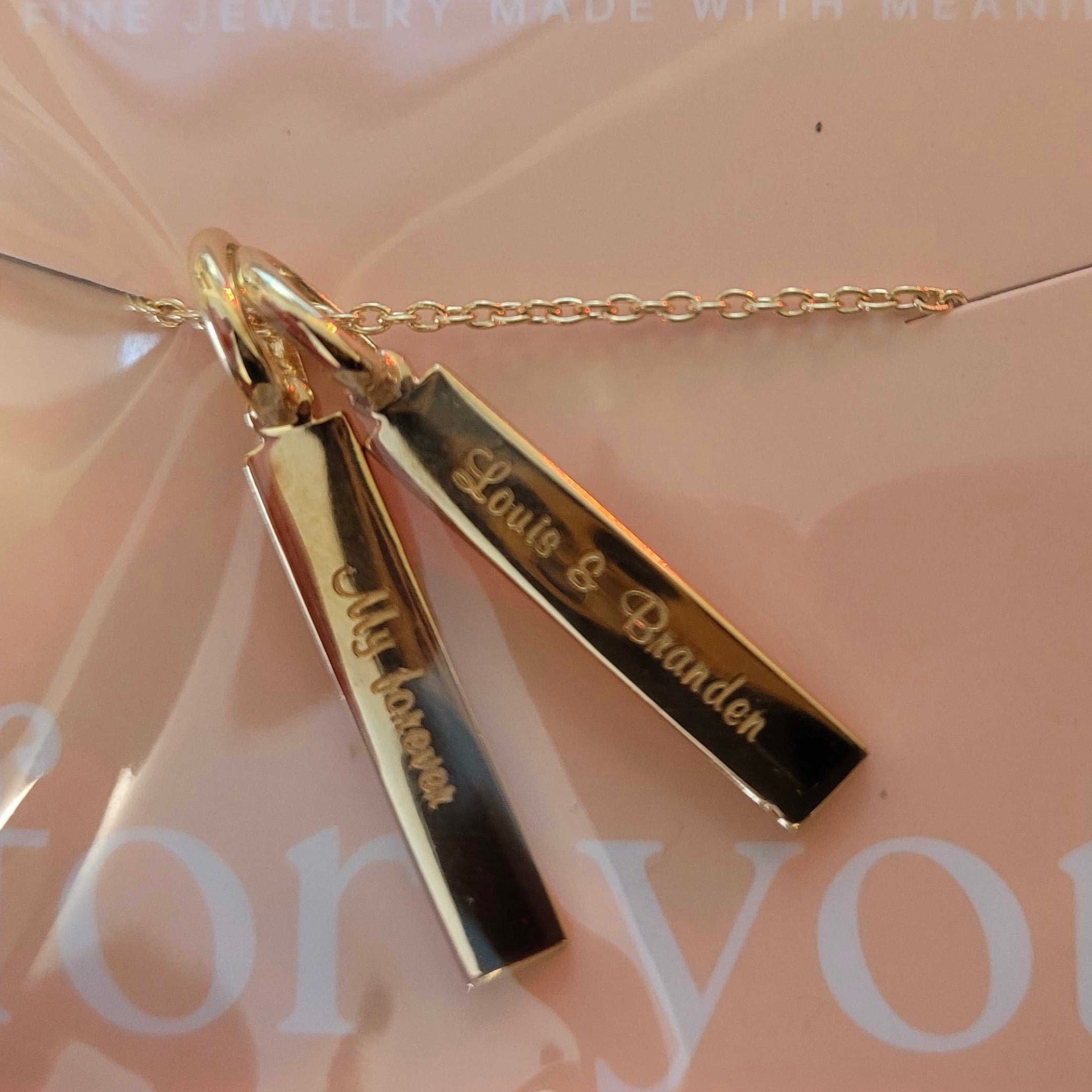 Triple Bar Necklace