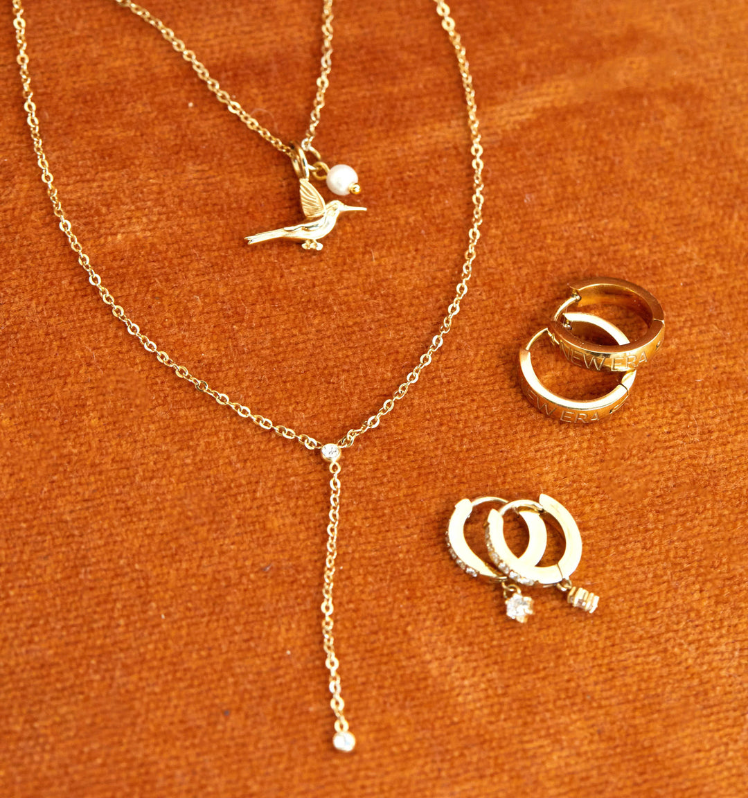 Dainty Y Lariat Necklace