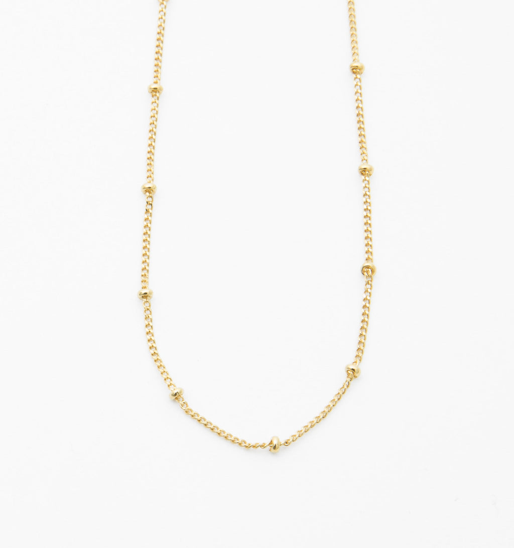 Saturn Gold Chain Necklace