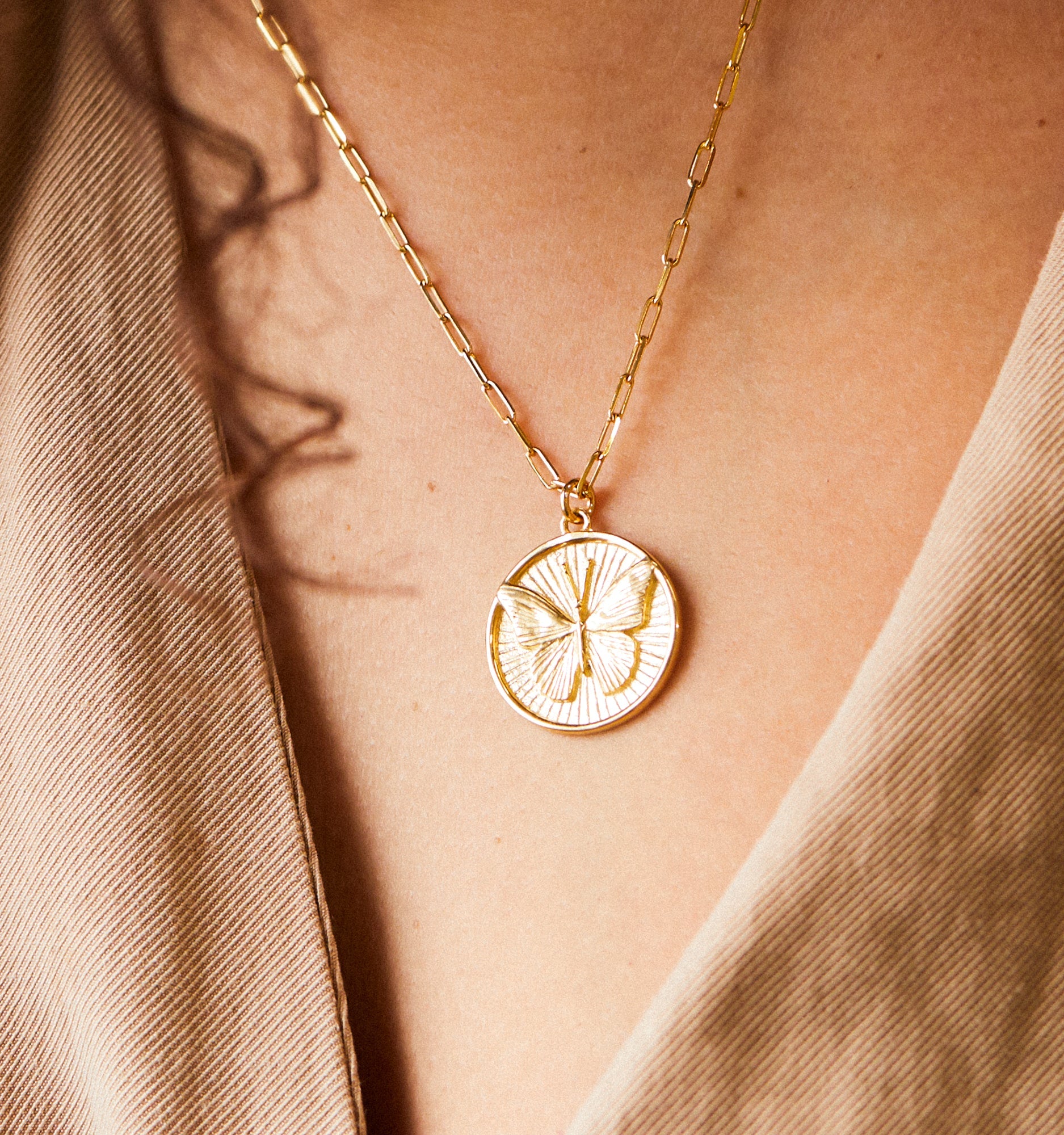 Butterfly Pendant Necklace