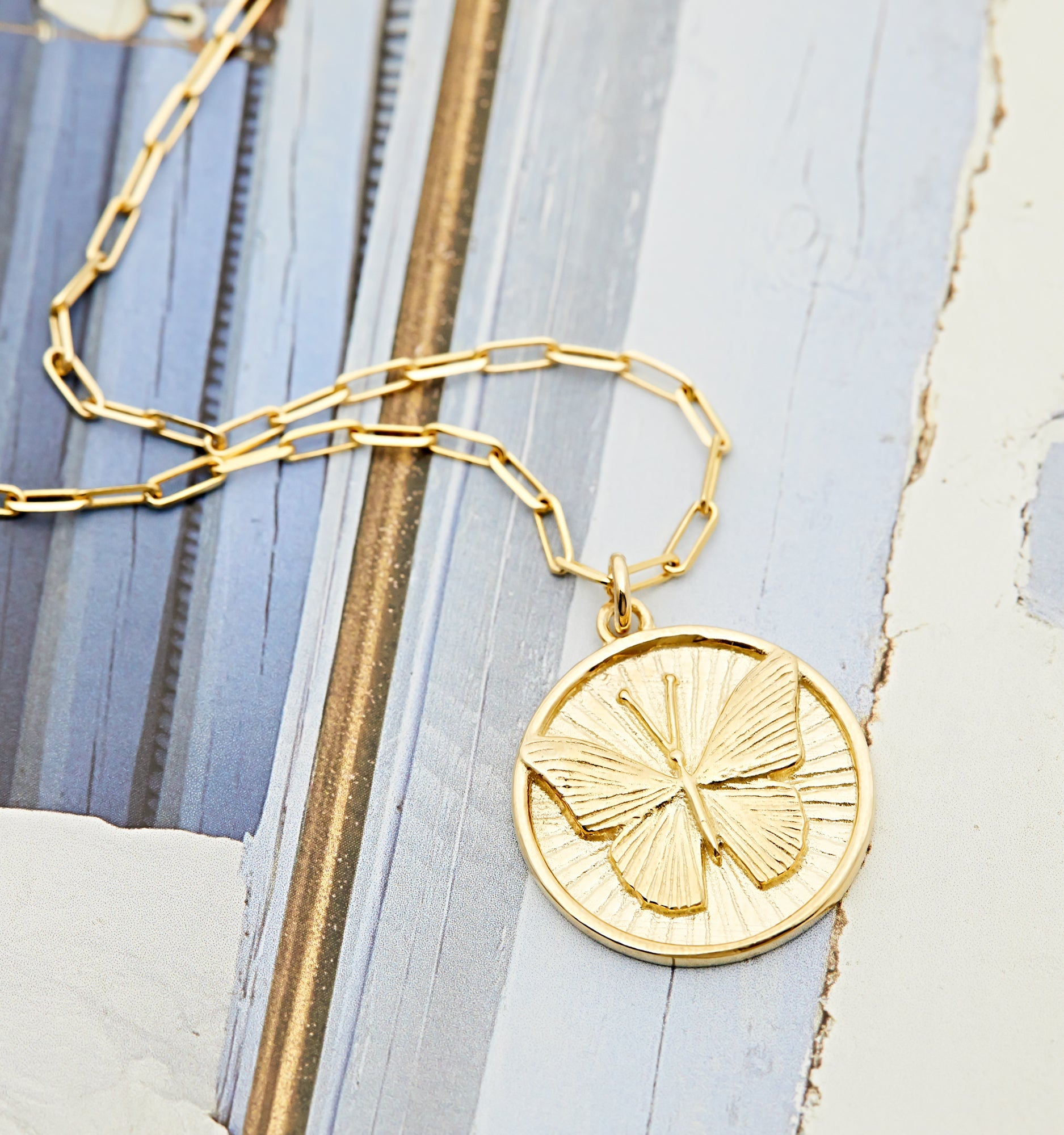 Butterfly Pendant Necklace
