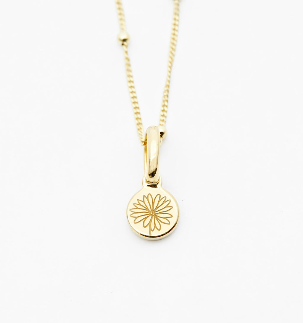 Chrysanthemum Necklace - November
