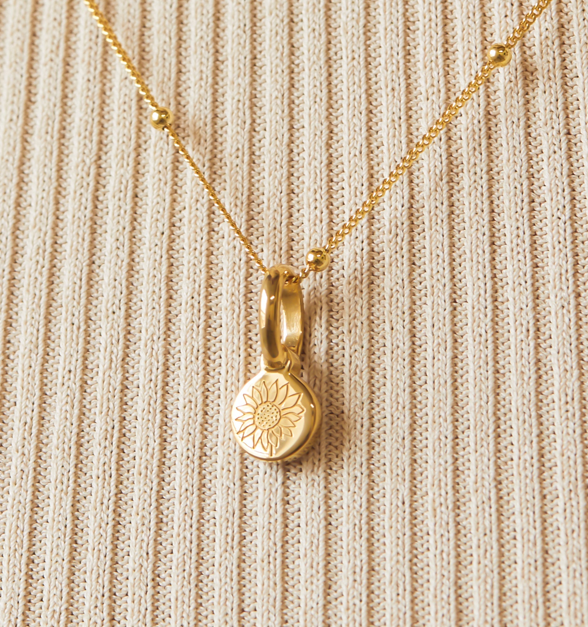 Sunflower Necklace