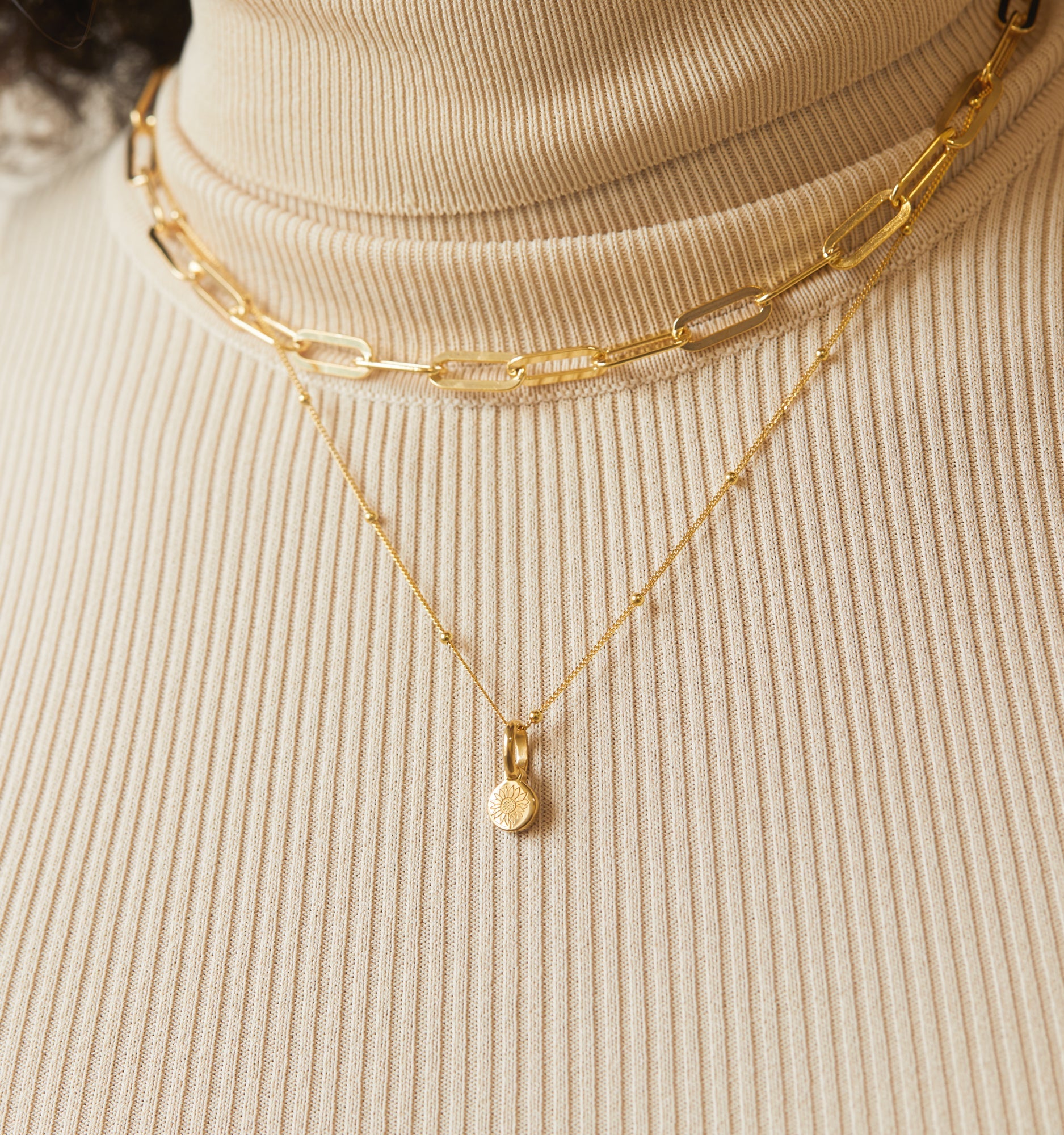 Sunflower Necklace