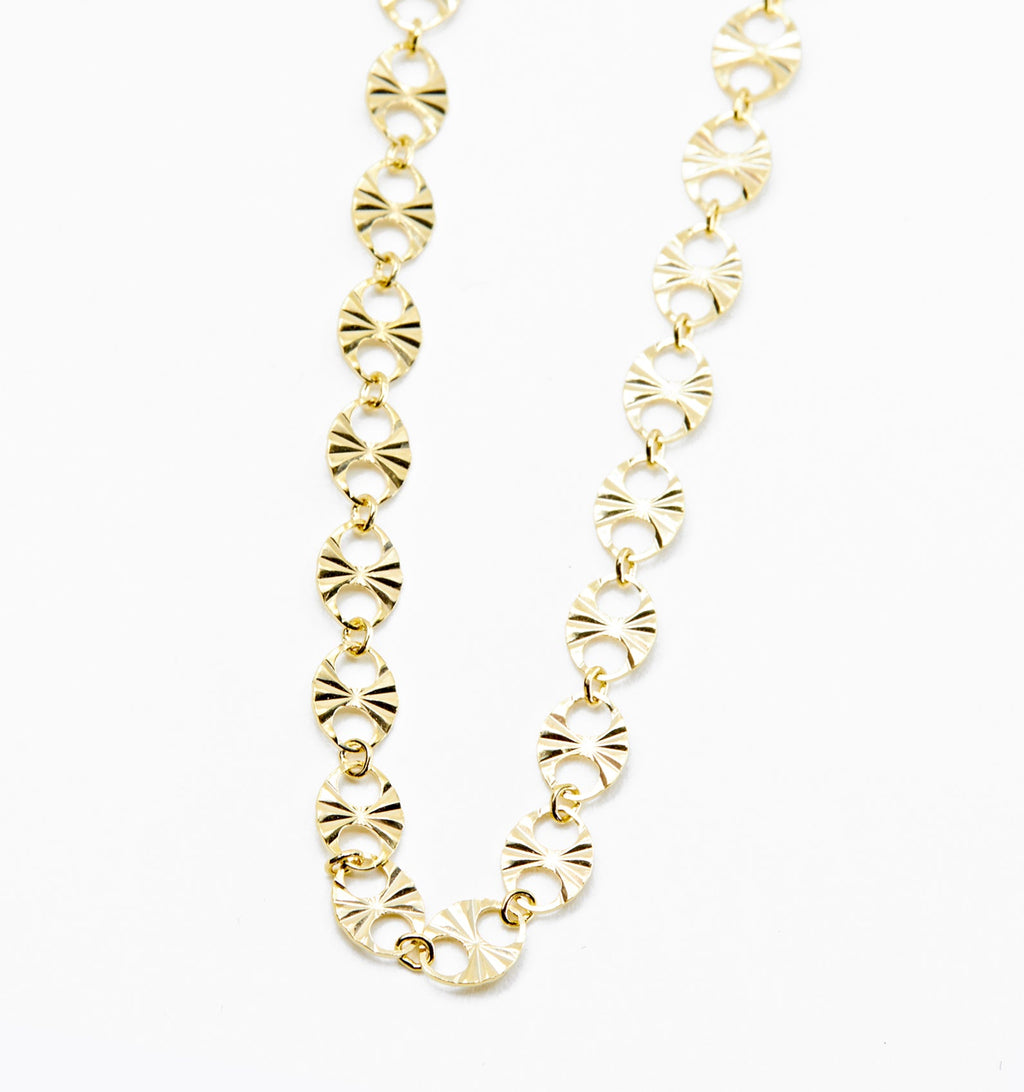 Moon Burst Choker Chain Necklace