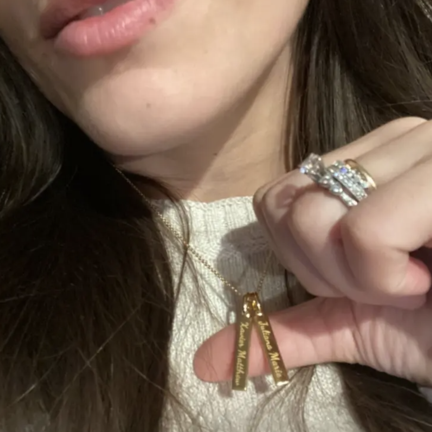 Triple Bar Necklace