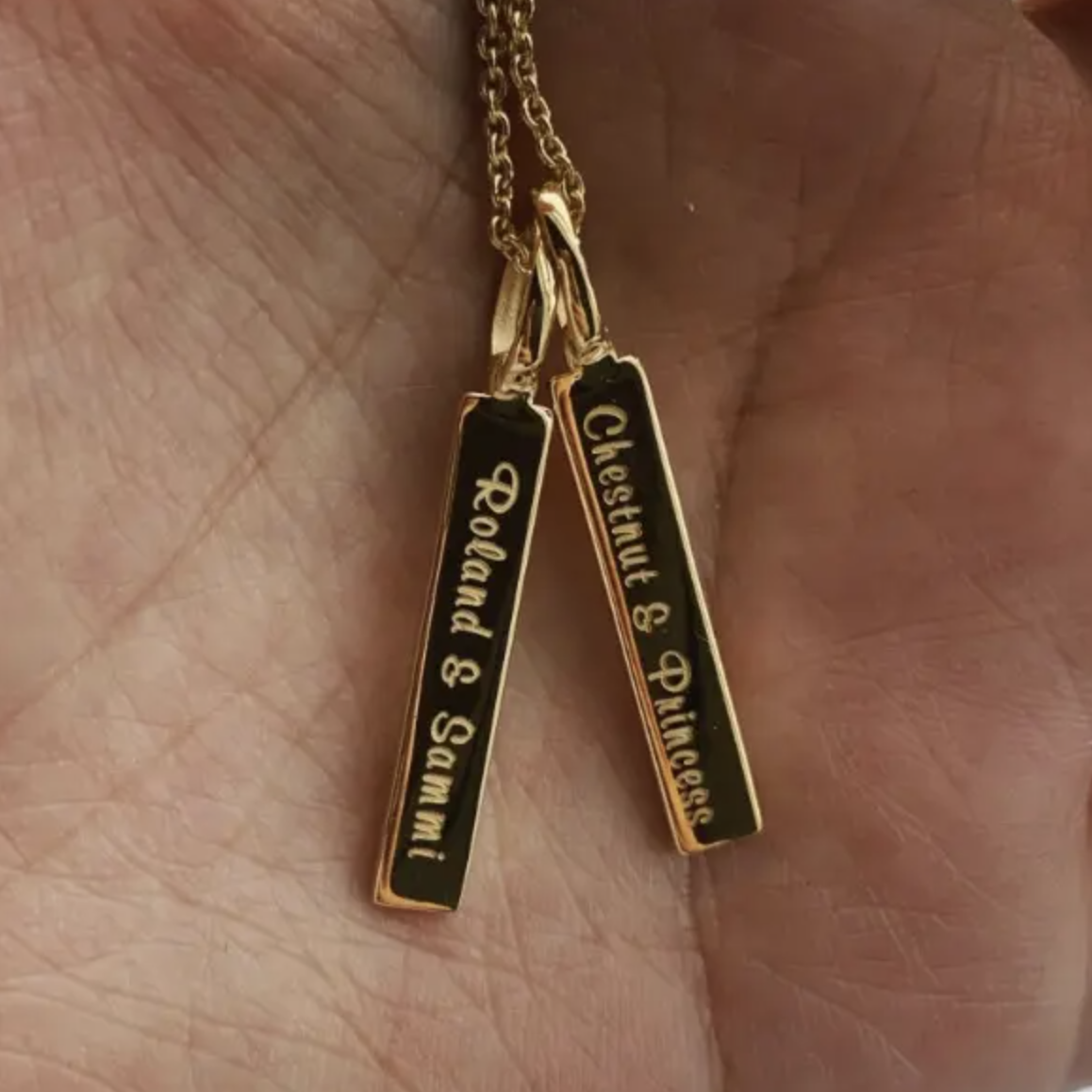 Triple Bar Necklace
