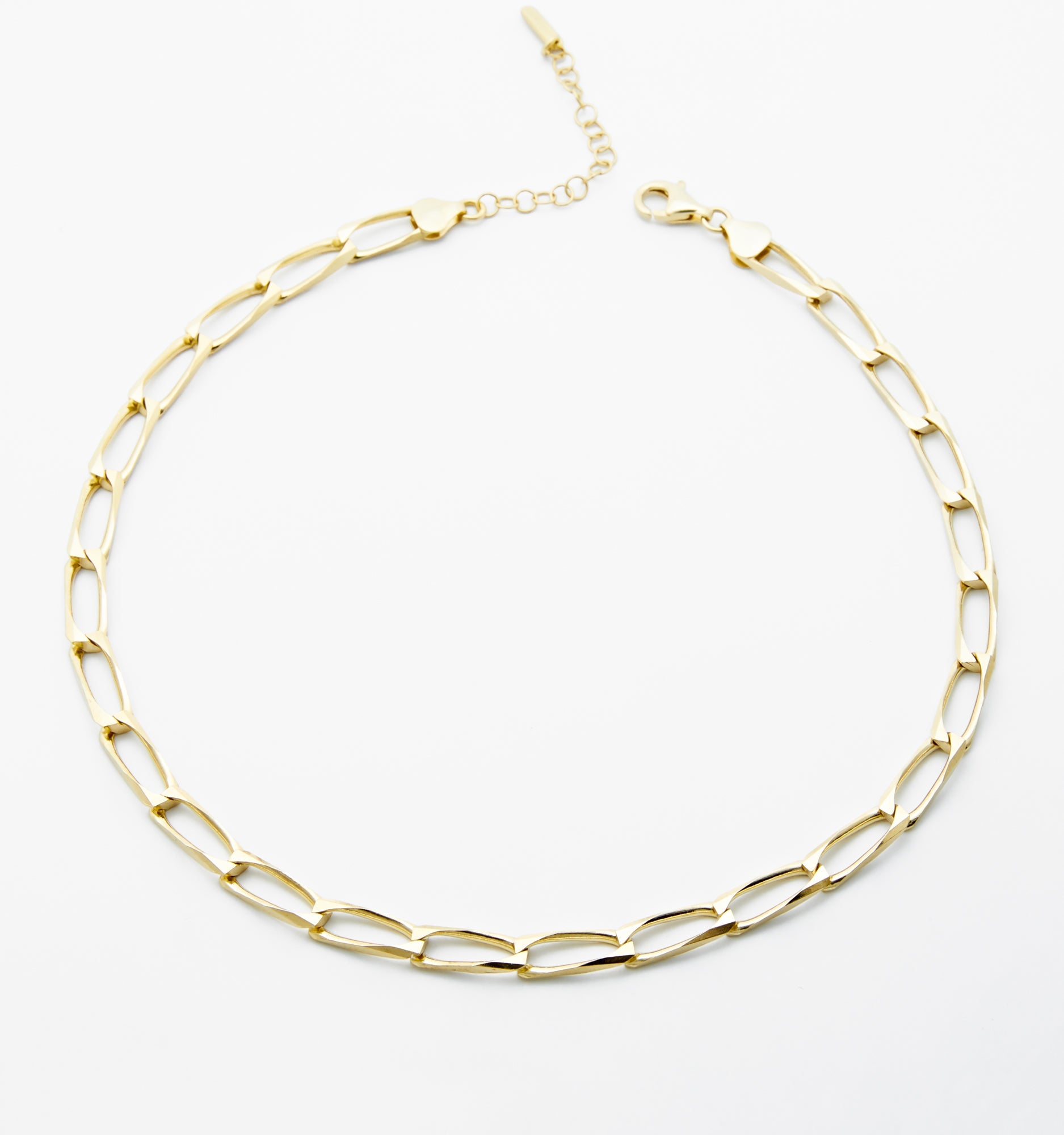 Sleek Chain Choker Necklace