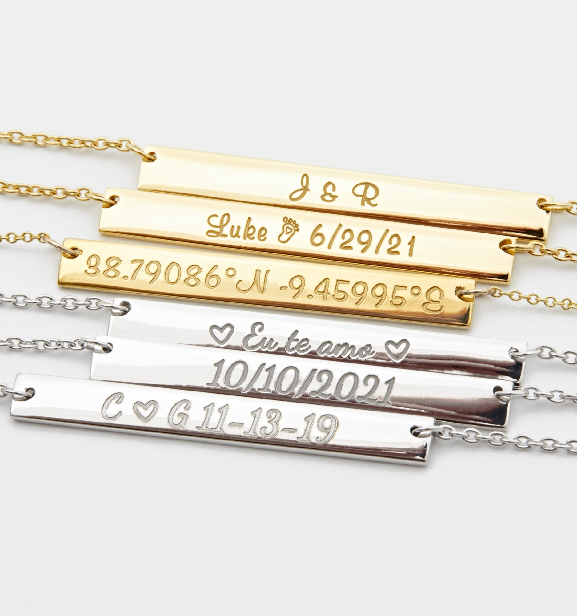 Gold Bar Necklace