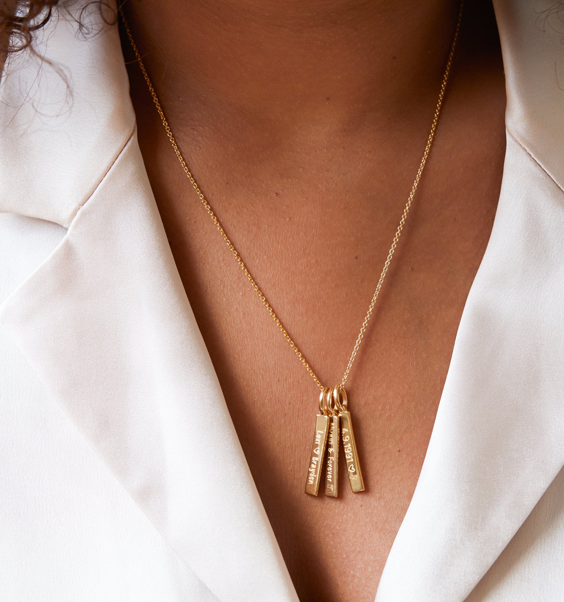Triple Bar Necklace