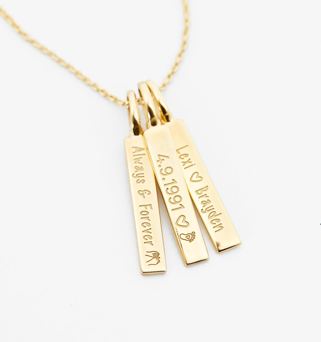 Triple Bar Necklace