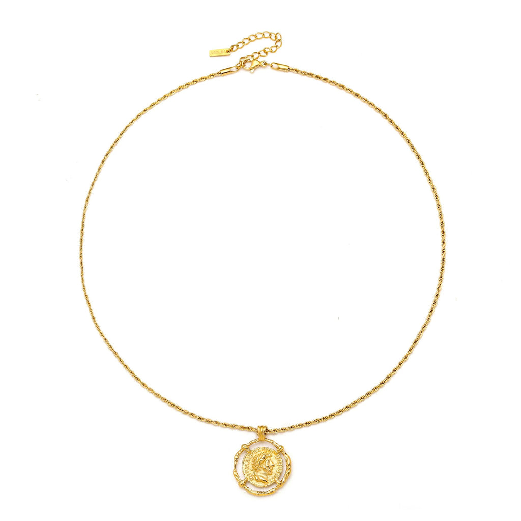 Greek Coin Necklace