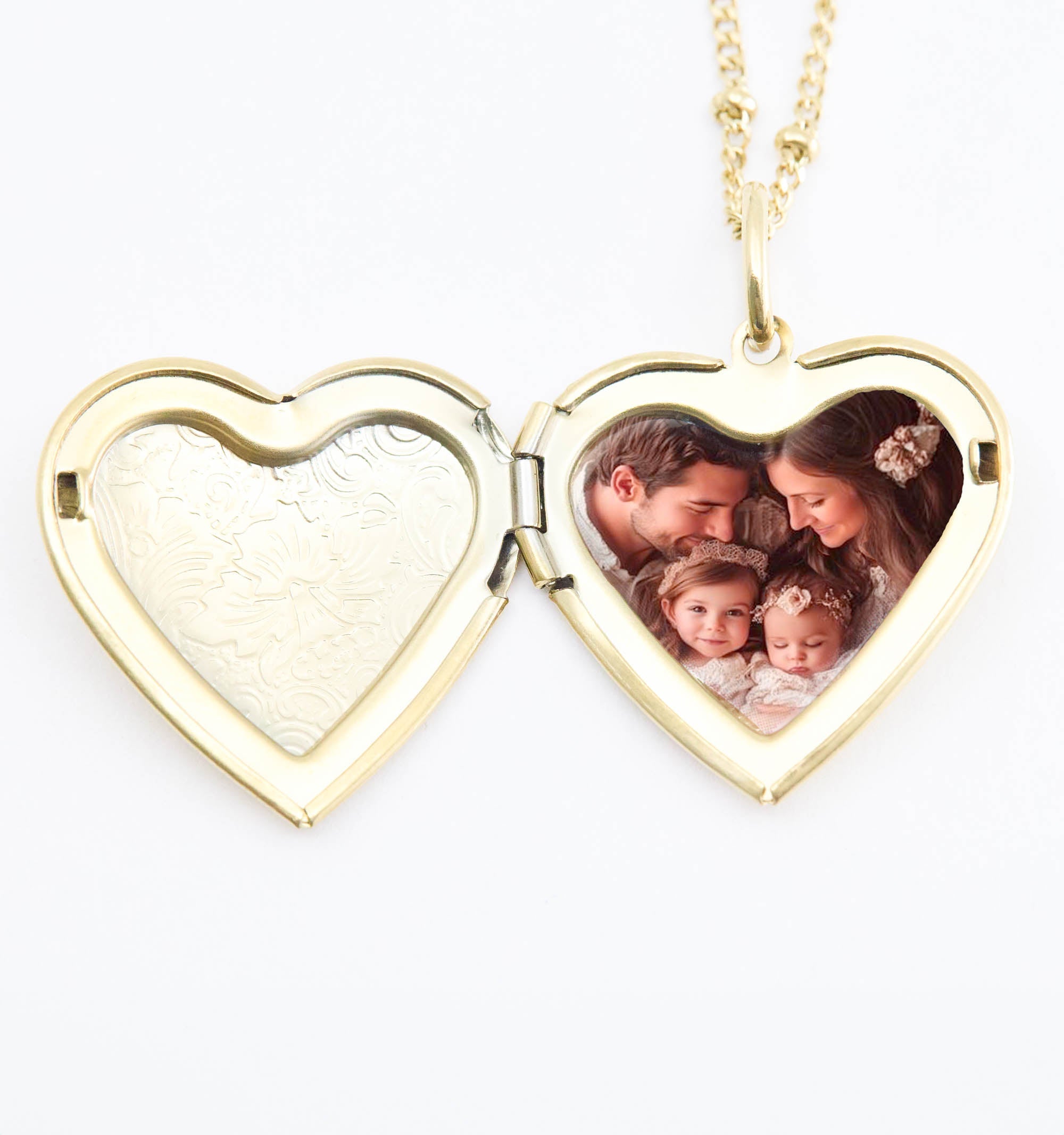 Heart Flower Locket