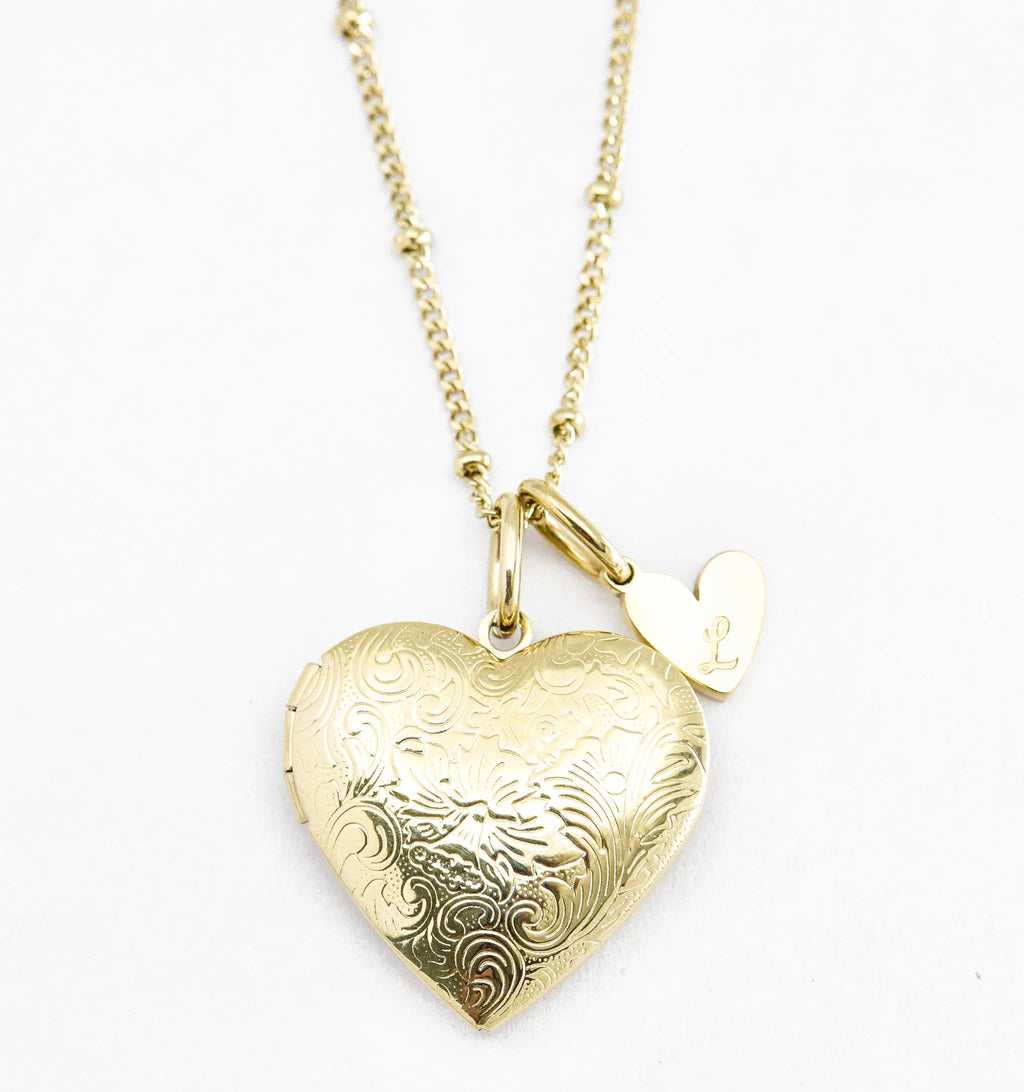 Heart Flower Locket